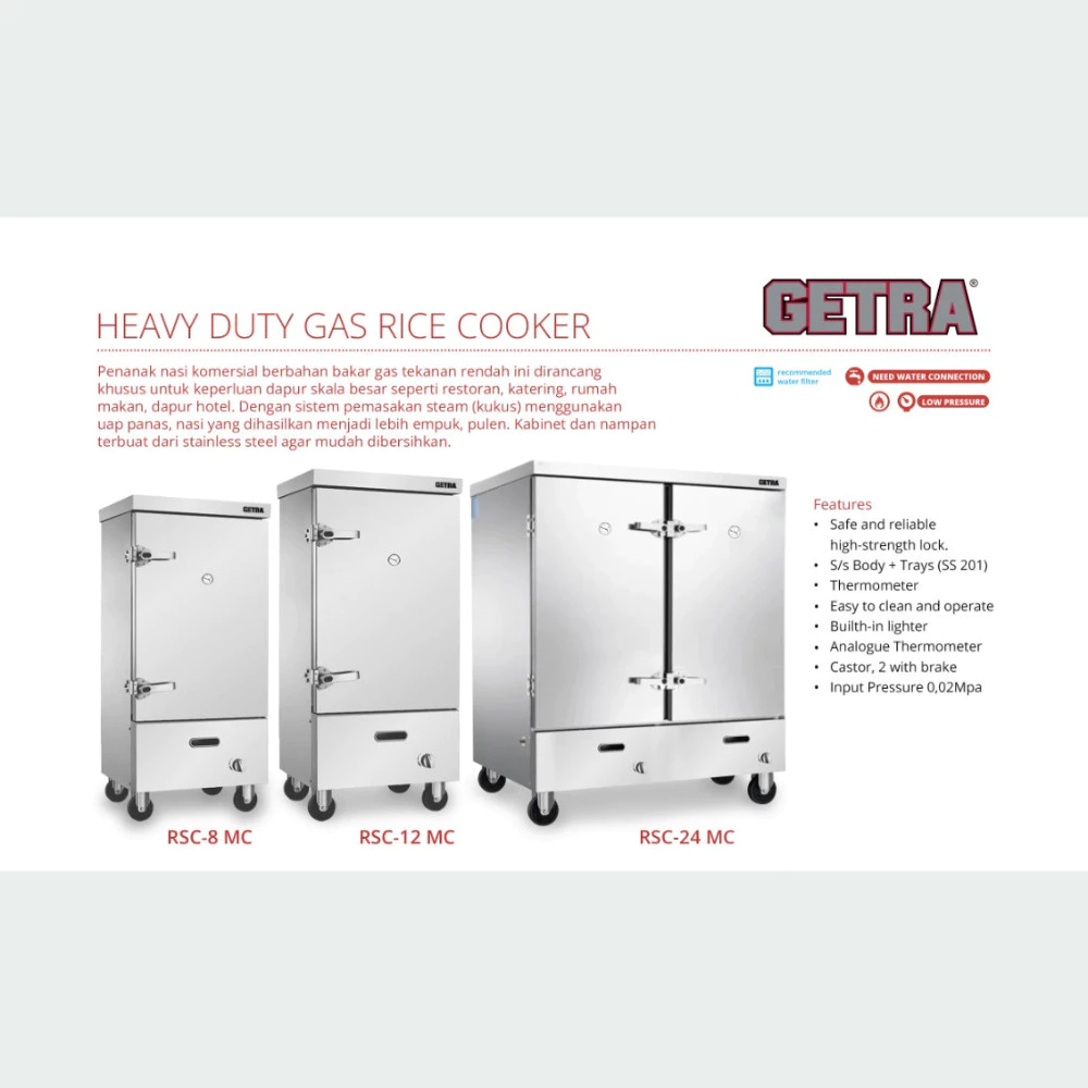 GETRA RSC 24 MC - Rice Steamer