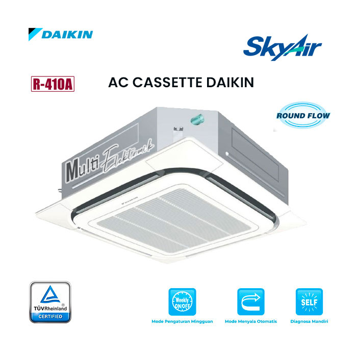 Ac Cassette Daikin 3 PK SCNQ 26MY / FCNQ 26 MY - 3 Phase Thailand