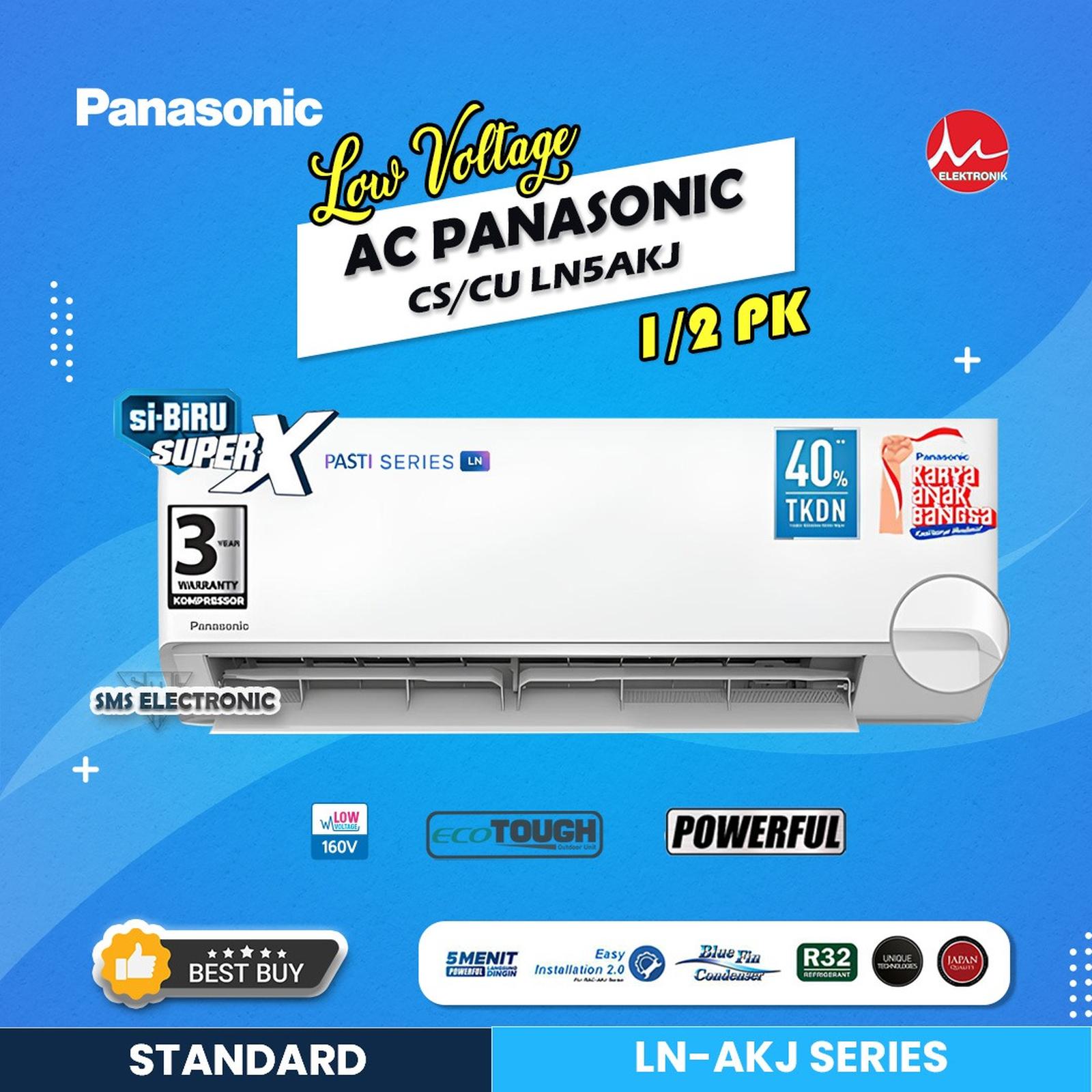 AC Panasonic SI BIRU 1/2 PK LN5AKJ - Standard + Blue Fin