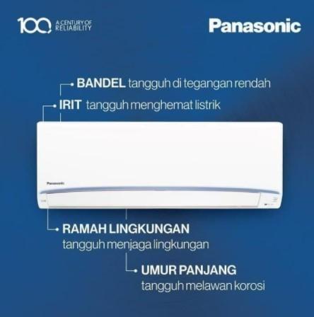 AC Panasonic SI BIRU 1/2 PK LN5AKJ - Standard + Blue Fin - Image 3