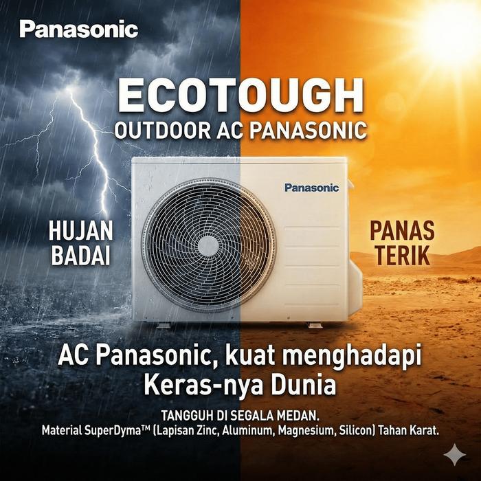 AC Panasonic SI BIRU 1/2 PK LN5AKJ - Standard + Blue Fin - Image 2